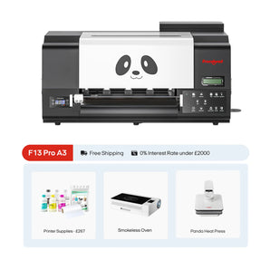 Procolored F13 Pro Panda DTF-Drucker 13" A3 Dual XP600 & Komplettpaket Premium
