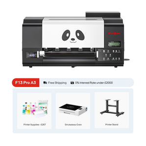Procolored F13 Pro Panda DTF-Drucker 13" A3 Dual XP600 + Standfuß + Premium-Ofen
