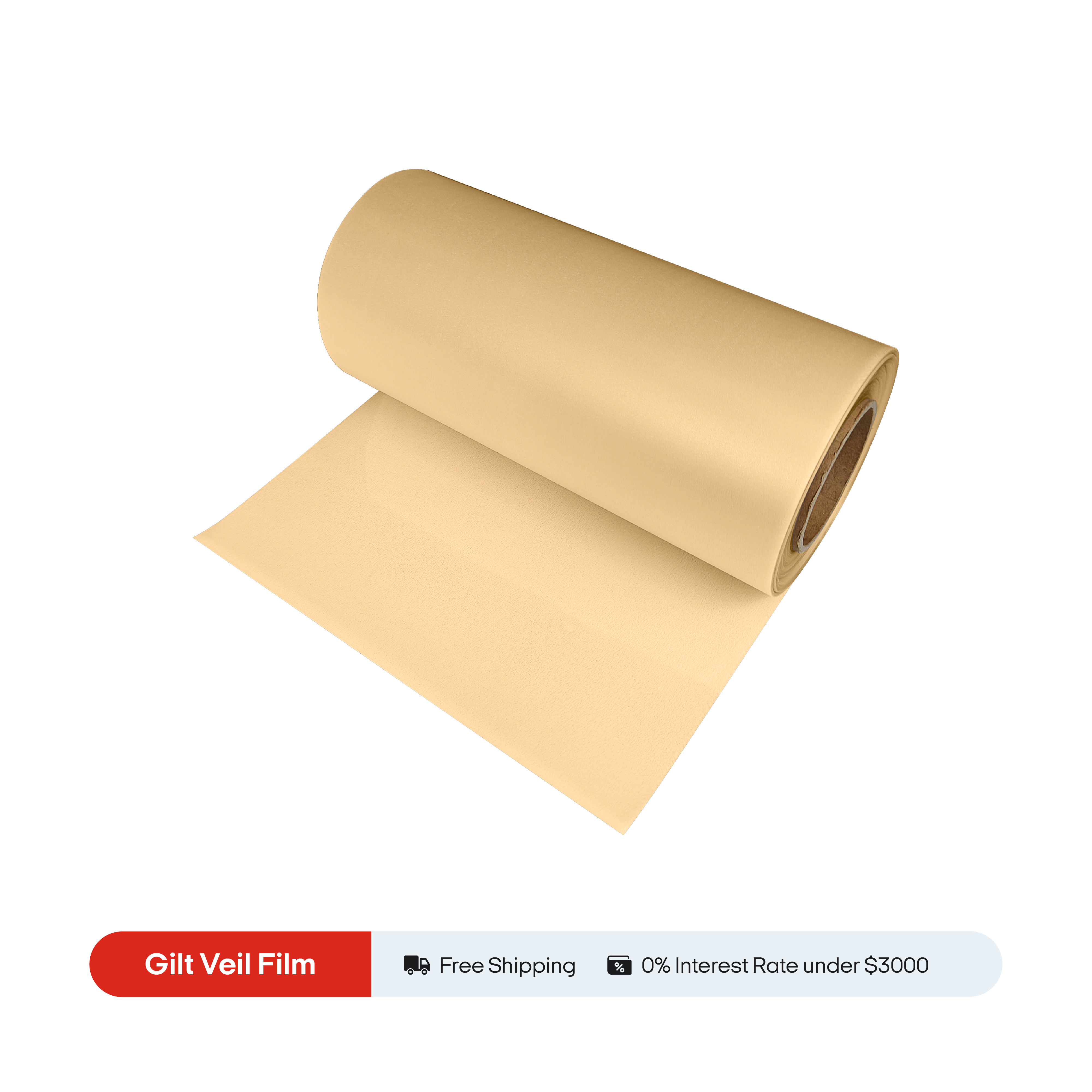 Procolored DTF Gilt Veil Transfer Roll Film 11,8 Zoll x 328 FT – geeignet für A3 DTF Drucker