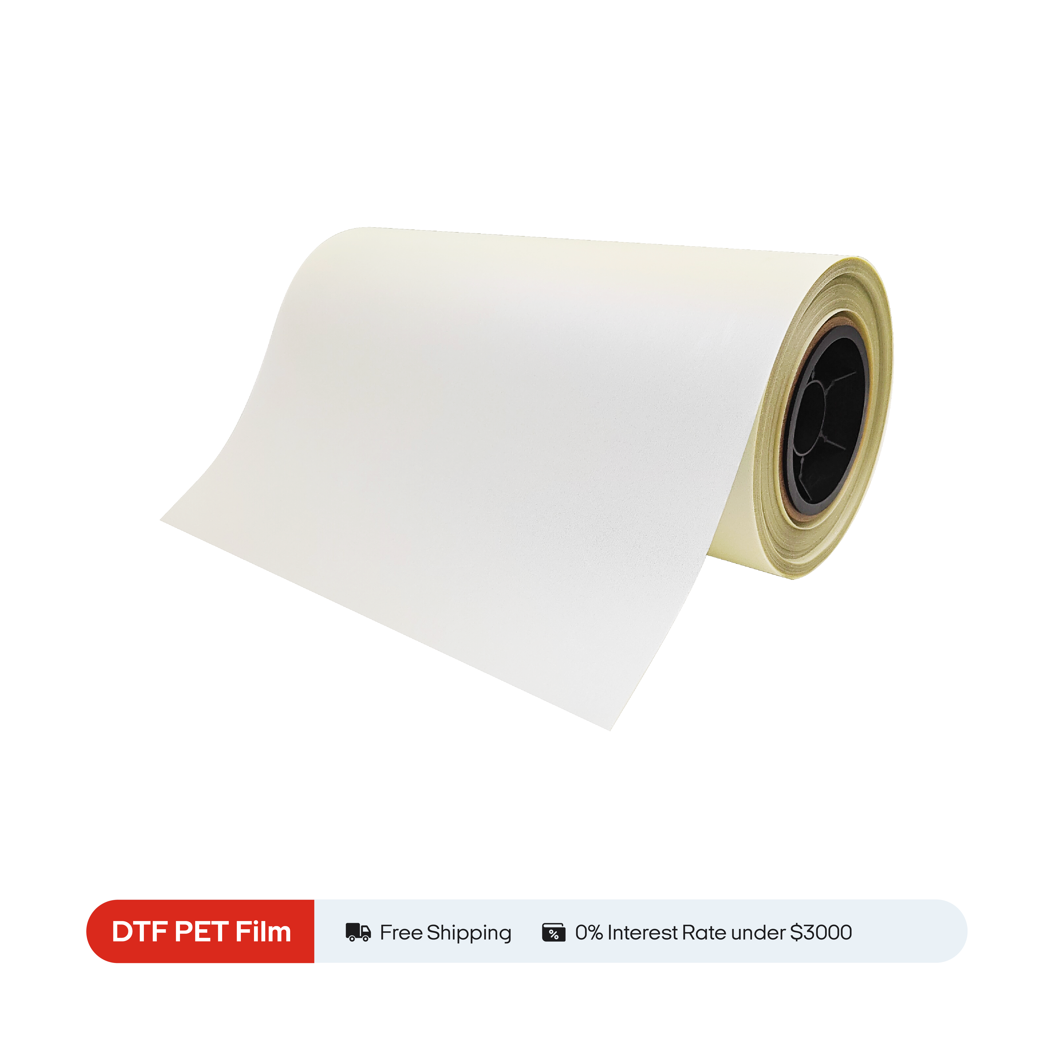 Procolored DTF Chameleon Transfer Roll Film 11,8 Zoll x 328 FT – geeignet für A3 DTF Drucker