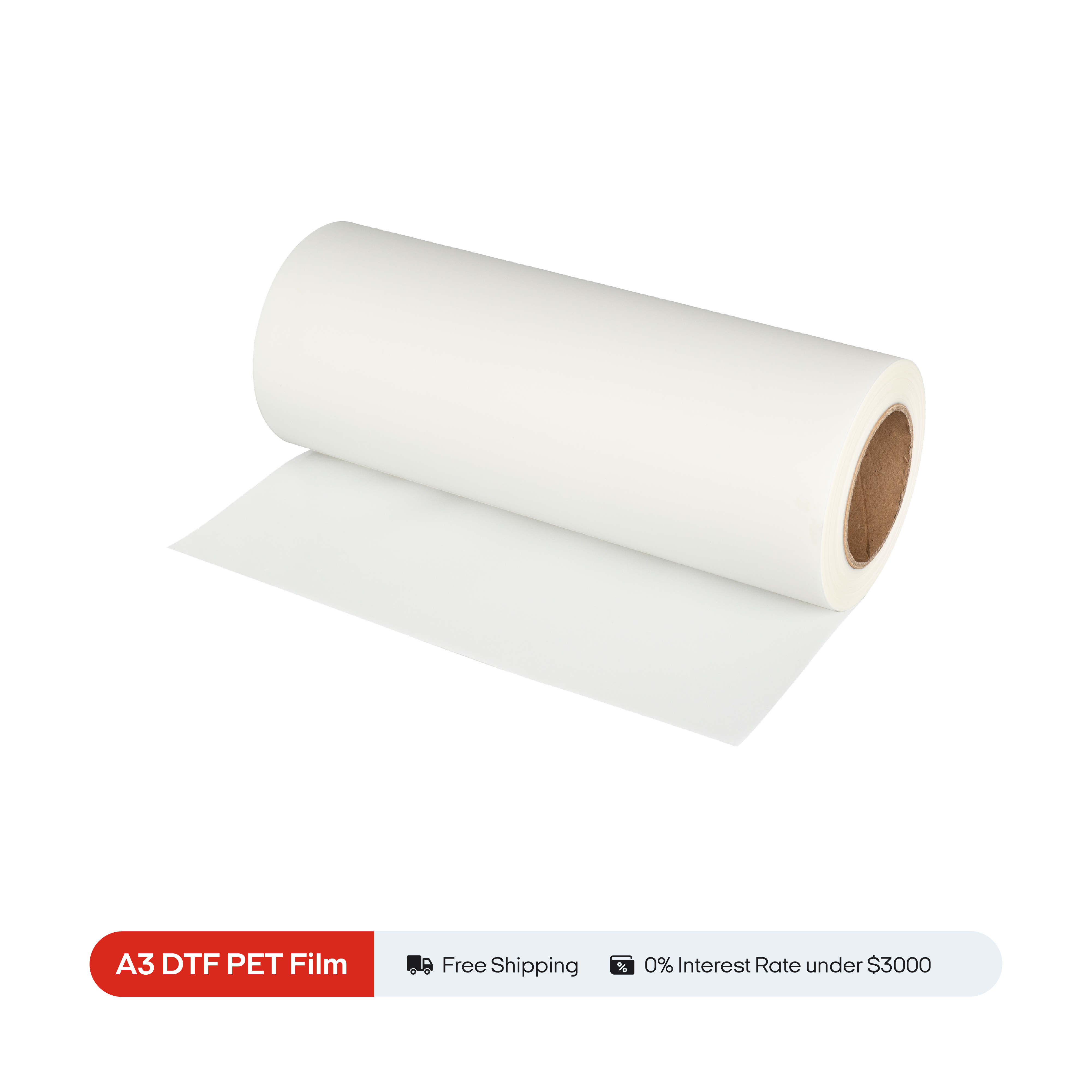 Procolored DTF PreTreat Transfer Roll Film 13 Zoll x 328 FT--passend für A3 DTF Drucker