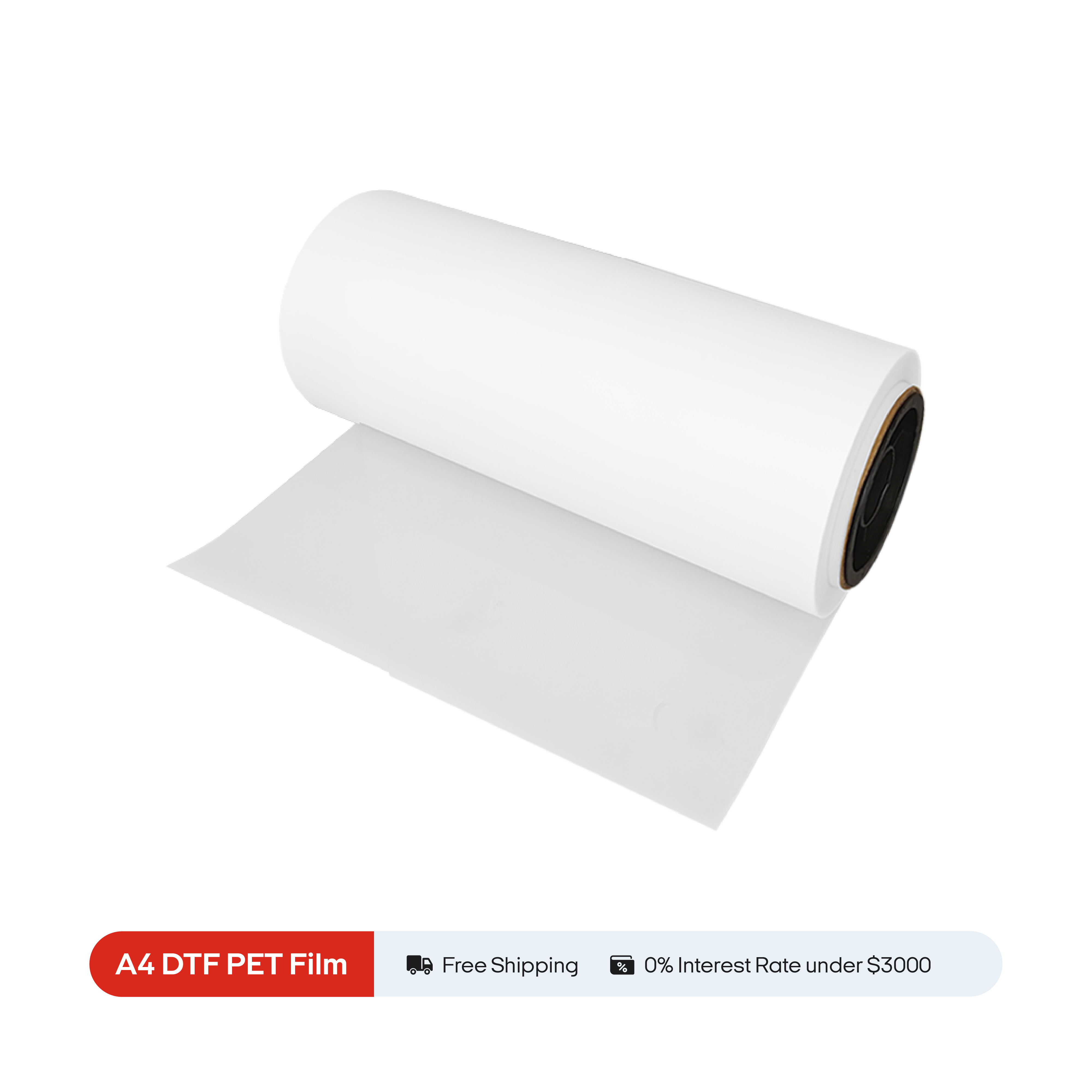 Procolored DTF PreTreat Transfer Roll Film 8,2 Zoll x 328 FT – geeignet für A4 DTF Drucker