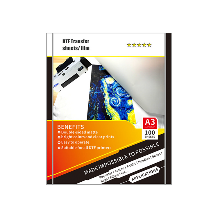 Procolored DTF PreTreat Transferfolie – geeignet für A3 DTF Drucker