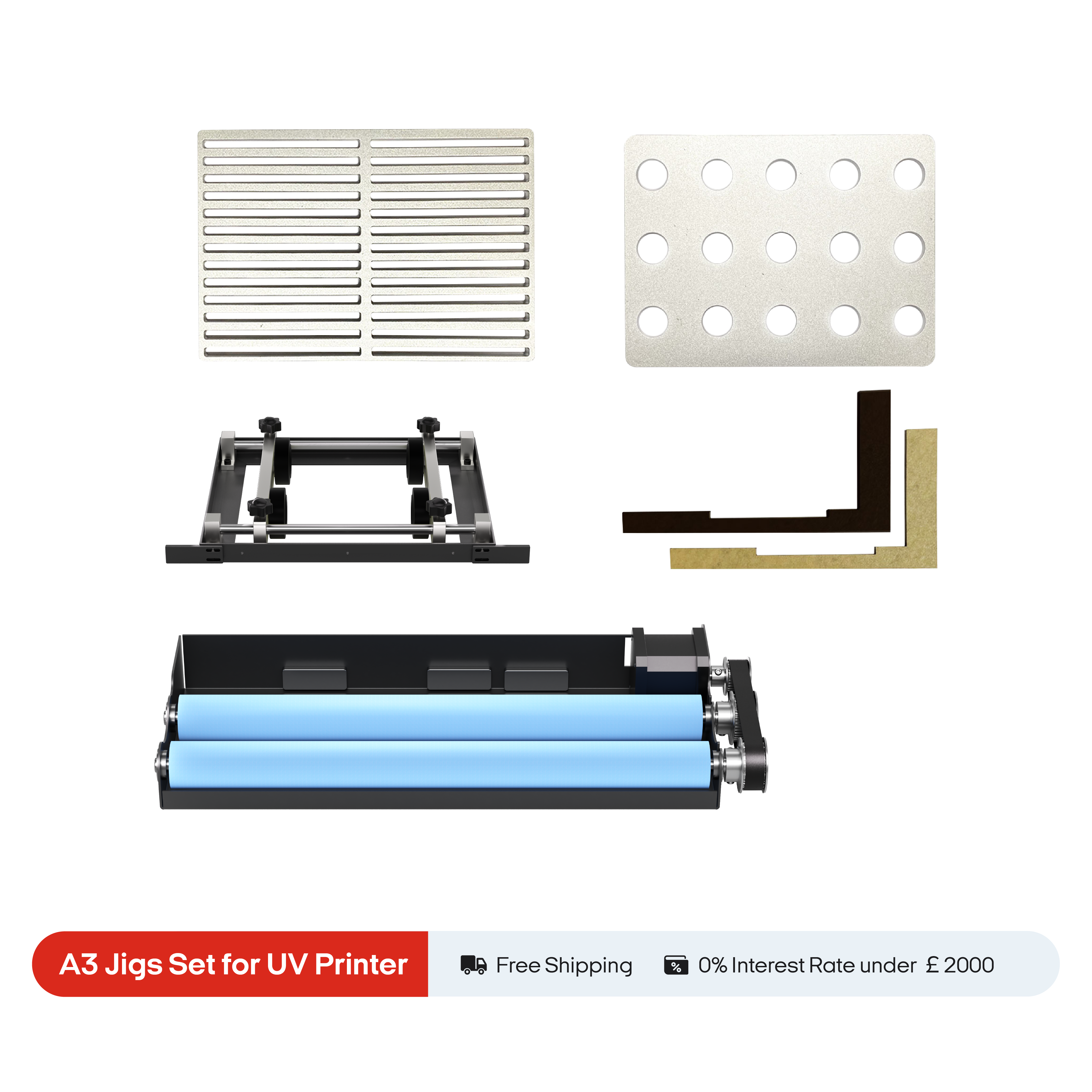 Farbige Vorrichtungen für UV Drucker