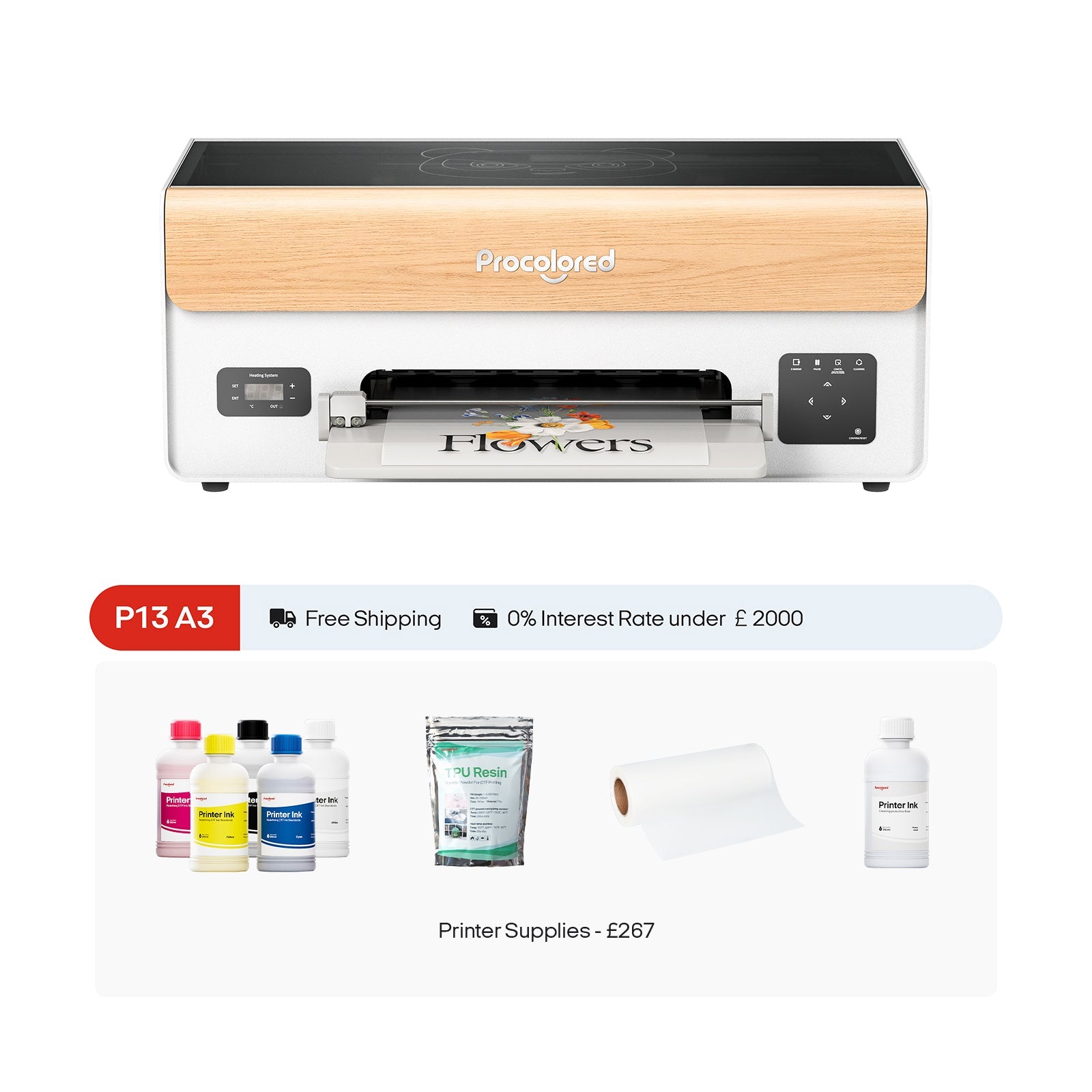 Procolored P13 DTF Drucker 13" A3 XP600 (MacOS)