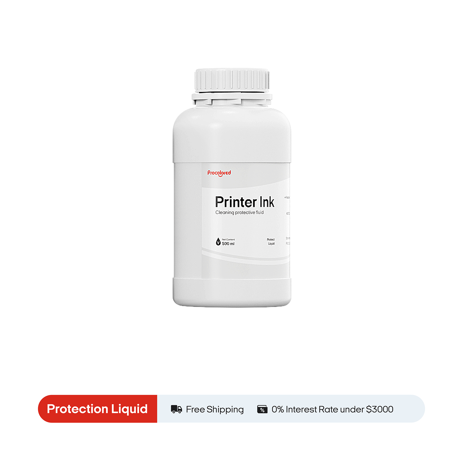 Procolored Düsenschutzflüssigkeit / Druckkopf Reinigungsflüssigkeit 500 ml